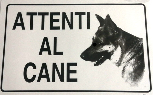 attenti cane