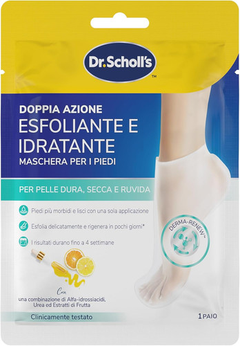 Maschera piedi esfoliante - esfoliante, e