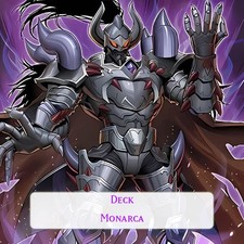 Yu Gi Oh Yugioh! Deck Mazzo Monarca Eidos Erebus Ehther Tessera