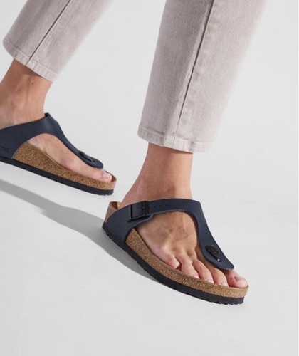 Birkenstock donna giza nero - birkenstock, 37