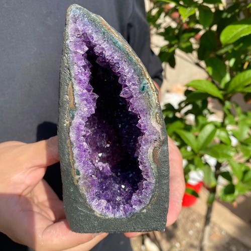 Cristallo quarzo geode - di,