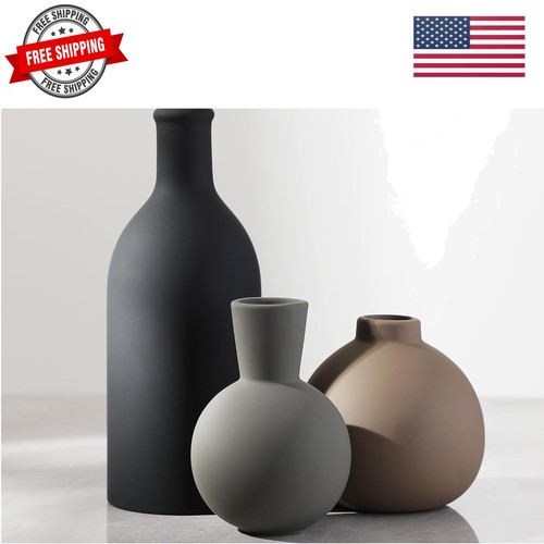 Vaso ceramica set 3 - vaso, in