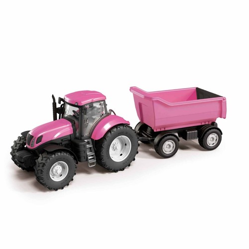 Giocattolo trattore rosa con - giocattolo,