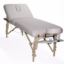 LETTINO DA MASSAGGIO LEGNO LETTINI PER MASSAGGI 3 ZONE PORTATILE 185X77CM MEMORY