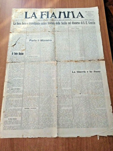 Fiamma 1924 il discorso - la,
