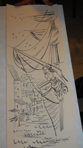Disegno carta inchiostro - disegno,