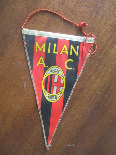Ancien fanion milan ac - fanion,