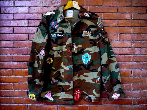 Giacca militare moda not - militare,