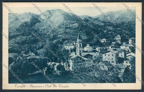 Genova torriglia cartolina - torriglia,
