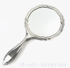 Specchio stile liberty Chippendale argento 800 Joh. Corona imperiale Dirks BERLINO del 1900