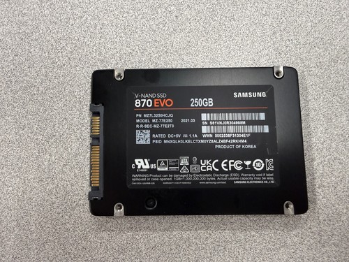 Samsung 870 evo 250 ssd - 250, gb