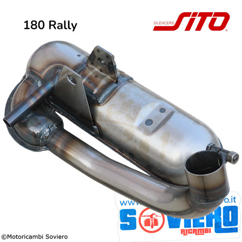 Marmitta sito vespa 180 - 180, rally