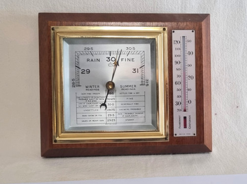 Vintage wooden and brass - wooden,