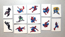 SPIDER-MAN SENSE  12 ATTACCA E STACCA SET COMPLETO MARVEL 2009 PREZIOSI