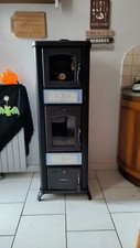 COME NUOVA! Stufa A Legna LINCAR in Ghisa e Ceramica 