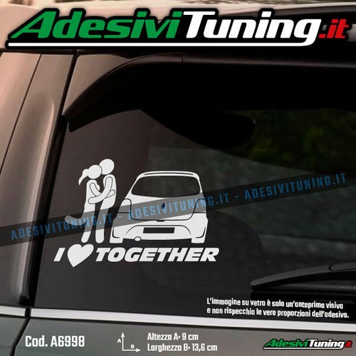 Adesivo love together - i,