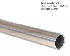TUBI INOX AISI 304 1 METRO PER