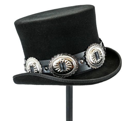 Cappello top feltro lana - top, in