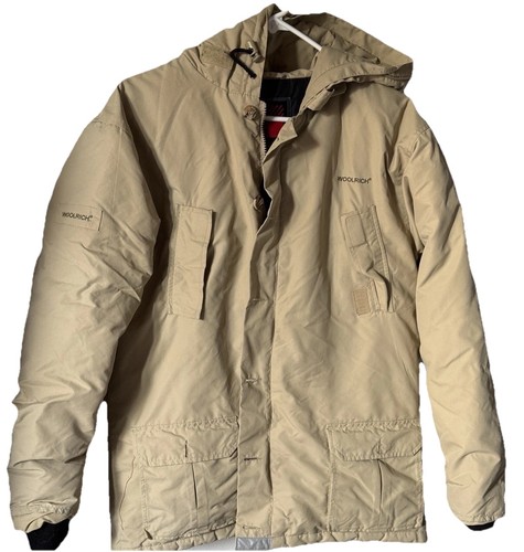Woolrich large piumino kaki - y,
