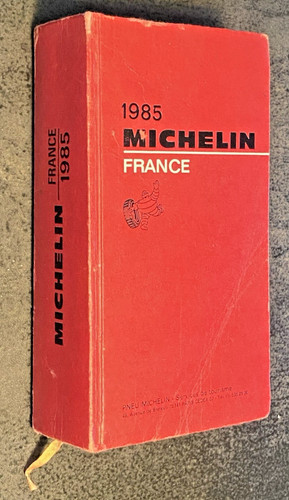 Guide michelin rouge 1985 - michelin,