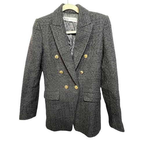 Blazer doppiopetto zara donna - doppiopetto,