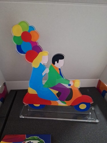 Marco lodola statuetta grafica - lodola,statuetta,