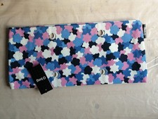 O bag  - BORDO TESSUTO per Borse MINI - FLOWER CAMOUFLAGE COBALTO