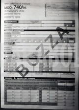 Foto vintage Fisco, Modello 740 entrato in vigore nel 1994, stampa 24x18 cm