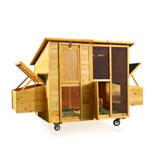 Pollaio arrotolabile pollaio 214CM voliera per polli gabbia per polli stalla per piccoli animali 