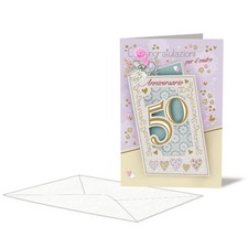 Biglietto auguri NOZZE D'ORO