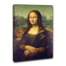 Quadro La Gioconda Monnalisa di Leonardo 60 x 40 x 1,7 cm stampa con telaio