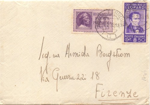 Lettera con posta - posta, pneumatica