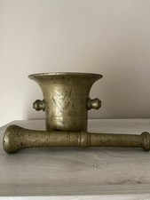 Antico Mortaio Con Pestello