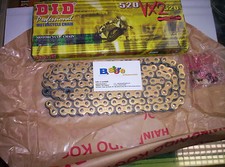 CATENA TRASMISSIONE DID VX2 PASSO 520 MOTO GOLD&BLACK KAWASAKI Z750 R 2011