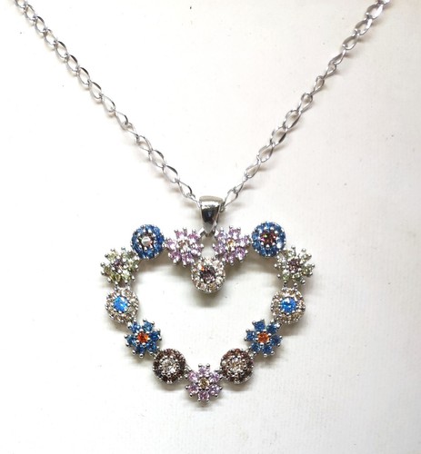 Collana acciaio ciondolo cuore