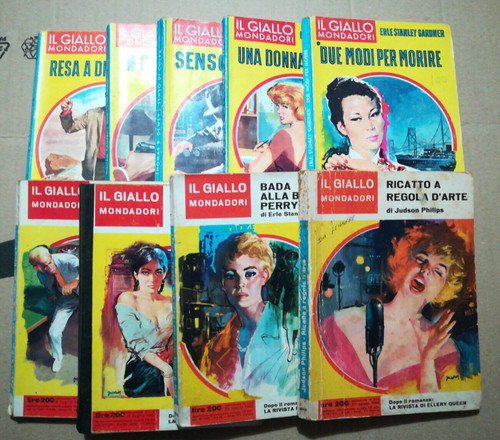 Lotto gialli mondadori - 9, dal