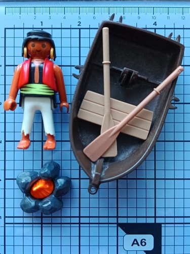 Playmobil 4139 pirate barque - playmobil, +