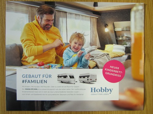 Hobby maxia 595 kml roulotte - 595,