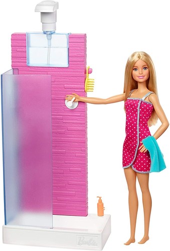 Barbie playset doccia - barbie,