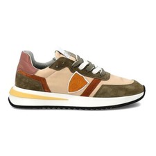 PHILIPPE MODEL Tropez 2.1 TYLD W020 sneakers donna camoscio tessuto beige verde