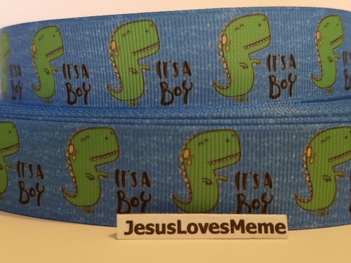 Grosgrain ribbon dinosaur - ribbon, on
