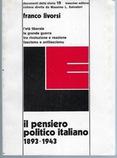 "Il pensiero politico italiano" di F. Livorsi