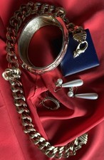 🌈🇮🇹🌈2 Paia Orecchini Perle VINTAGE anni ‘60/‘70+Collana & Bracciale a Molla