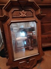 Antica specchiera in legno