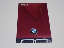 BMW 325 i CABRIO DEPLIANT BROCHURE PROSPEKT (BS22)