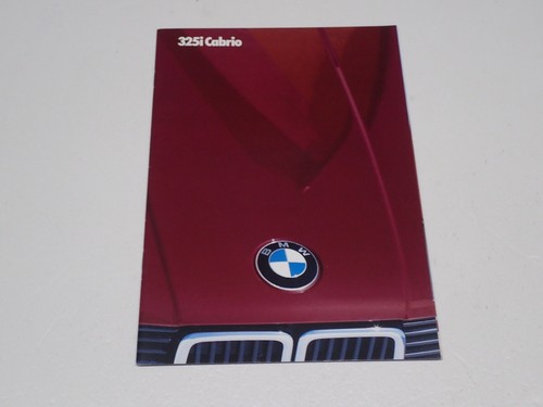 Bmw 325 cabrio - 325, depliant