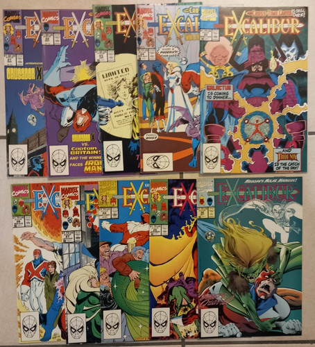 Lot comics excalibur à - comics, 21