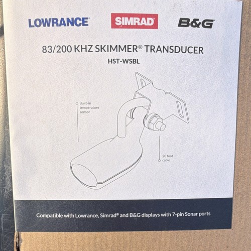 Lowrance 200 khz skimmer - 83/200,