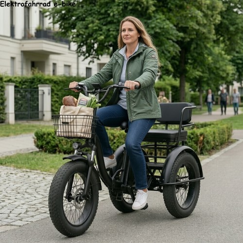 Triciclo elettrico per adulti - triciclo,