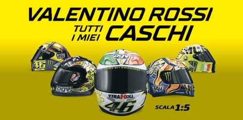 Caschi valentino rossi - valentino, scala